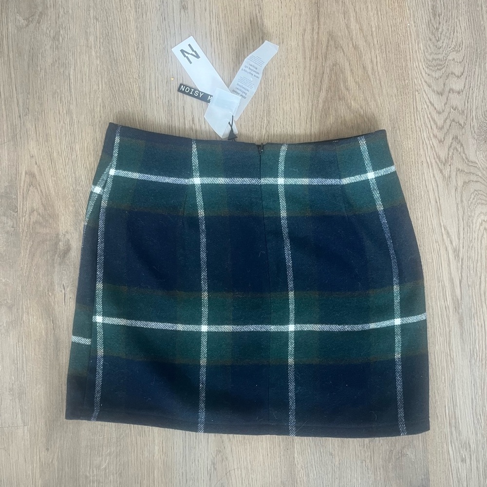 Noisy May Plaid Miniskirt